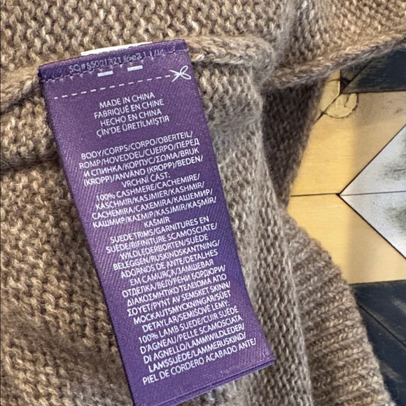 Ralph Lauren Collection Fall 2021 RTW Cashmere Jogger Pants size Medium *As-Is* - Picture 10 of 13